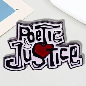 Poetic Justice Enamel Pin, 1993 Romance/Drama, Janet Jackson & Tupac Shakur